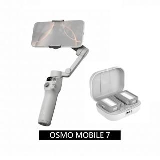 【DJI】Osmo Mobile 7 手持雲臺/手機三軸穩定器 ｜智慧增穩防抖｜內建三腳架 + 專屬補光燈(公司貨)
