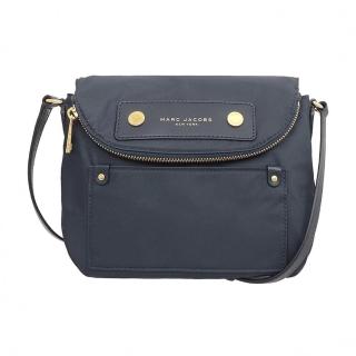 【MARC JACOBS 馬克賈伯】簡約黑尼龍布斜揹包(M0012909-001)