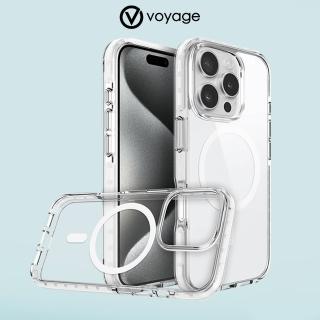 【VOYAGE】iPhone 16/16Plus/16Pro/16ProMax 超軍規防摔保護殼Pure Clear+ 純淨(兩年抗黃保證)