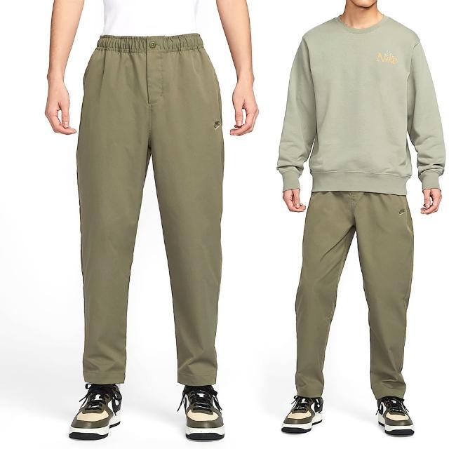 【NIKE 耐吉】Club WVN Taper Pant 男款 綠色 運動 休閒 窄管 錐形 刺繡 長褲 HJ1998-222