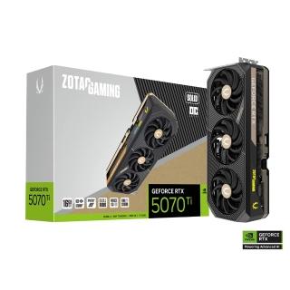 【ZOTAC 索泰】GAMING GeForce RTX 5070 Ti SOLID CORE OC 顯示卡