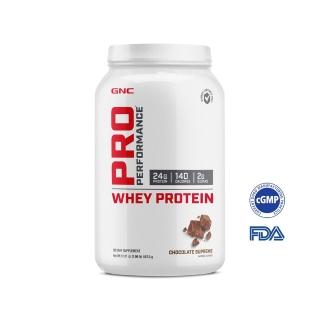 【GNC 健安喜】Pro Performance乳清蛋白粉-巧克力口味 1.96lb/罐(幫助運動表現/雙效乳清蛋白)