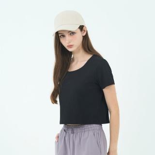 【GIORDANO 佐丹奴】女裝SORONA坑紋上衣 Spring Adventure系列(09 標誌黑)