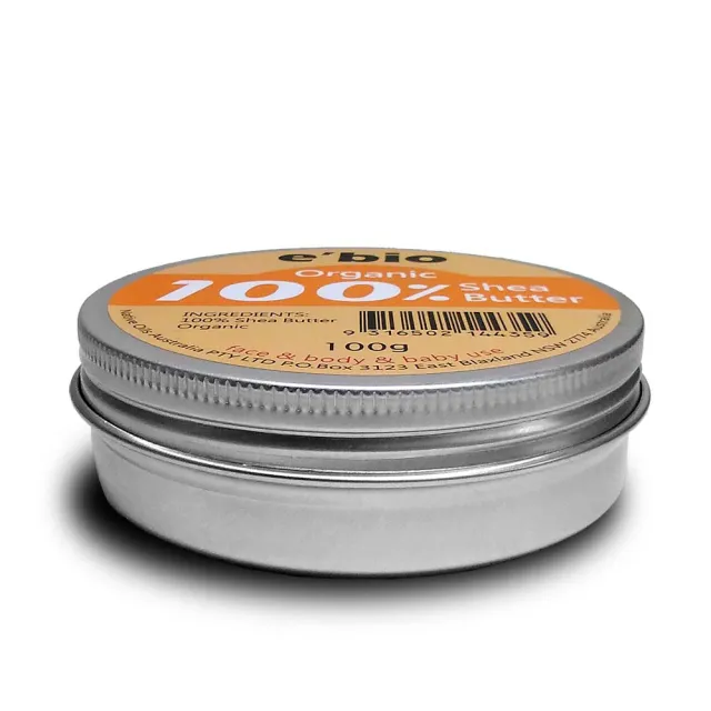 【ebio 伊比歐】100%有機乳油木果油-無香味(100g)