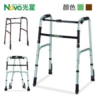 【光星NOVA】推推GO助行器附輪助行器(前輪:3吋直向輪/後腳:下壓式止滑套管 4080WP)