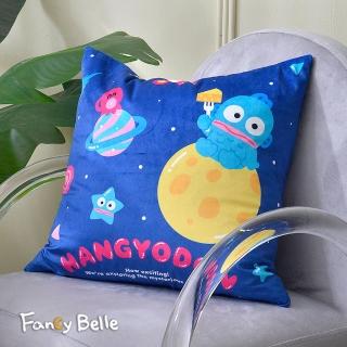 【Great Living 格蕾寢飾】義大利Fancy Belle《漢頓星際樂遊》麂皮靠墊 45*45CM