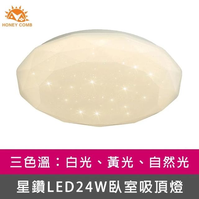 【Honey Comb】LED 24W三色溫吸頂燈(KC80589-24)