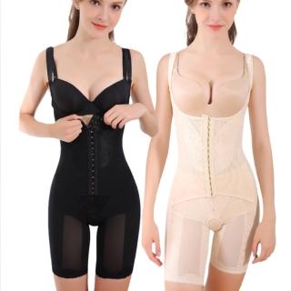 【狐狸姬】塑身衣翠華透氣修飾M-3L連身塑衣五分褲