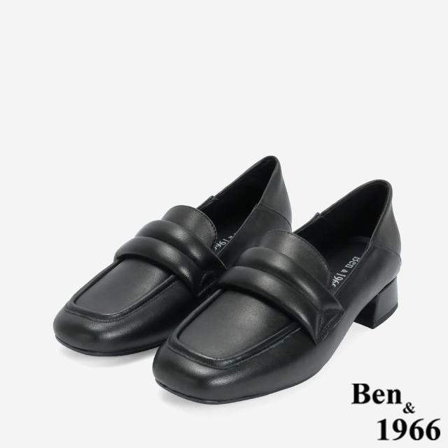 【Ben&1966】高級柔軟羊皮簡約低跟樂福鞋-24631