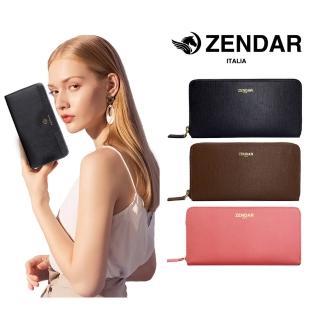 【ZENDAR】臺灣總代理 限量1折 頂級小牛皮小羊皮長夾/珠寶飾品 全新專櫃展示品(送禮盒提袋)