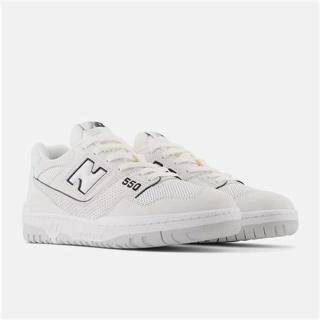 【NEW BALANCE】男女 休閒鞋 運動 復古 D楦 NB 550 麂皮 情侶鞋 百搭 灰白(BB550PRB)