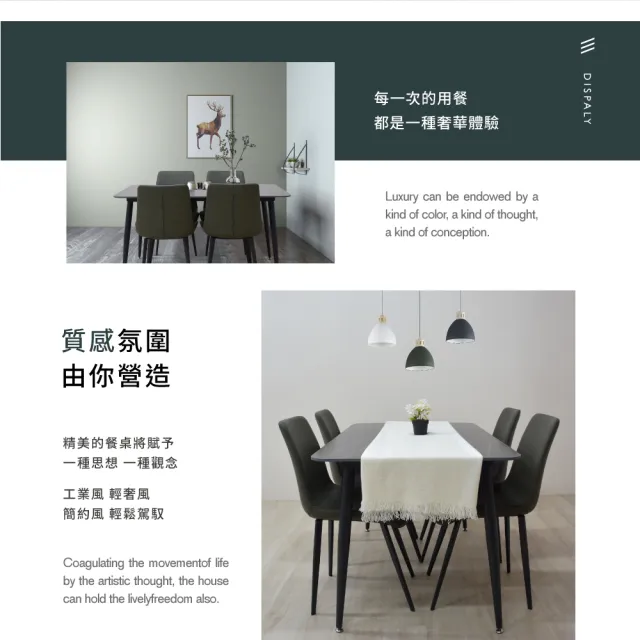 【IHouse】摩登 皮革餐椅/休閒椅/會議椅(1入)