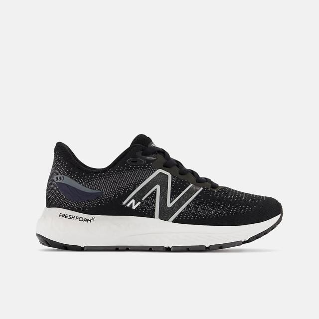 【NEW BALANCE】Fresh Foam X 880 V12 中童 慢跑鞋 休閒 W楦 黑白(PP880B12)