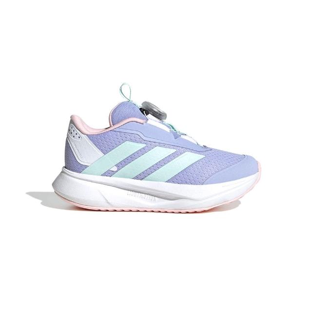 【adidas 愛迪達】Duramo SL2 Boa 中童 紫白色 運動 休閒 旋鈕鬆緊 小朋友 跑鞋 慢跑鞋 IH3606