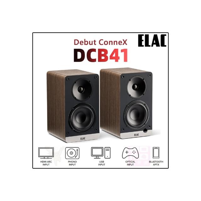 ELAC DCB41 ELAC DCB41 是一款來自德國的優質組合式音響,採用黑色系設計,尺寸僅四吋,重量300g,便於攜帶。支援藍芽Bluetooth連線,無需WiFi即可輕鬆播放音樂。提供單曲播放、編曲播放、隨機播放及迴圈播放模式,讓您盡享多樣化聆聽體驗。無額外配件,保固1年,並透過NCC認證(CCAH23LP2490T6)及BSMI許可(R55156),品質保證。