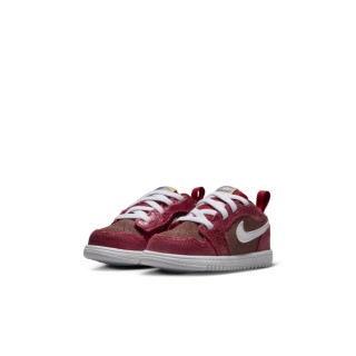 【NIKE 耐吉】運動鞋 休閒鞋 童鞋 嬰幼 小童 JORDAN 1 LOW ALT SE TD 紅棕 魔鬼氈 吐司 AJ1(HF3203200)