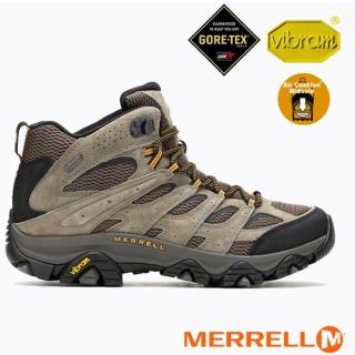【MERRELL】男 MOAB 3 MID GORE-TEX 多功能防水透氣中筒登山健行鞋.登山鞋(ML035795 大地棕)