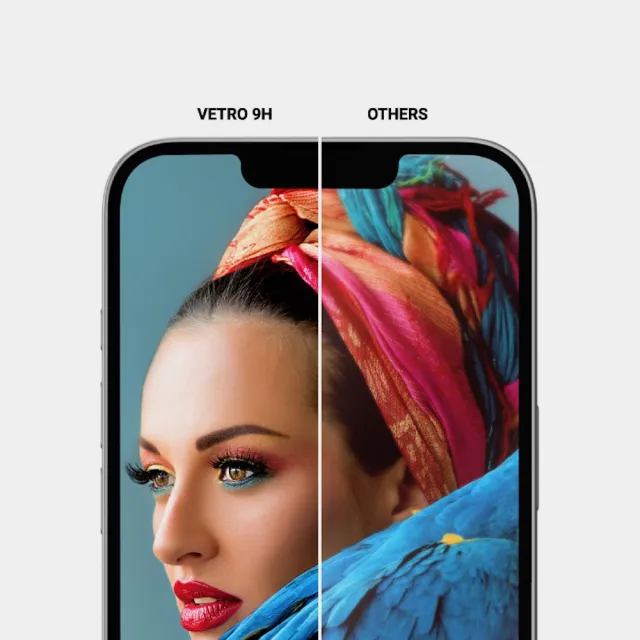 【MAGEASY】iPhone 16e Vetro 9H 鋼化玻璃保護貼(兼容 iPhone 13/13 Pro/14)