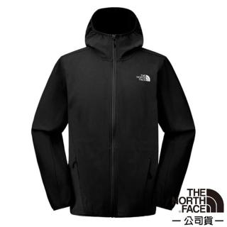 【The North Face】男 ZEPHYR NOVELTY WIND JACKET 輕盈透氣防潑防風連帽外套.夾克(8BW8-JK3 黑)