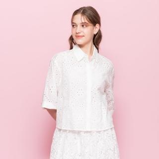 【perng yuh 芃諭名品】*愜意甜感 刺繡 棉質上衣(2025 SS Collection｜4A春夏新品上市)