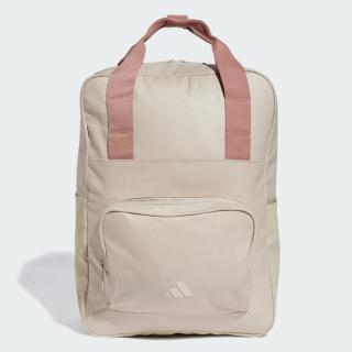 【adidas 愛迪達】後揹包 運動包 書包 旅行包 CLSC PR BP 米色 JC6695