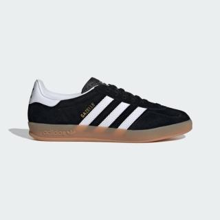 【adidas 愛迪達】休閒鞋 男鞋 女鞋 運動鞋 三葉草 GAZELLE INDOOR OR 黑 JI2060