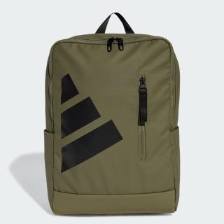【adidas 愛迪達】後揹包 運動包 書包 旅行包 CLSC BTU BOXY 綠 IS7039