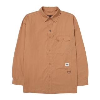 【Superdry】韓版 男款 長袖襯衫 Over Fit Utility(橘色)
