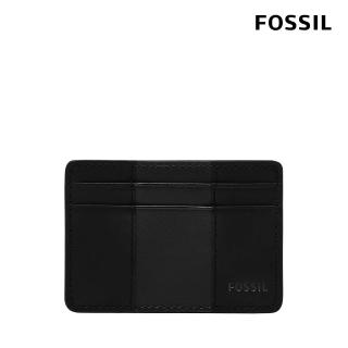 【FOSSIL 官方旗艦館】Everett 真皮卡夾-黑色 ML4398001(禮盒組附鐵盒)