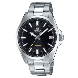 【CASIO 卡西歐】運動休閒防水鋼帶錶(EFV-100D-1AV)
