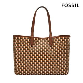 【FOSSIL 官方旗艦館】618狂歡｜Williamson 托特包-咖啡階梯 ZB11020249