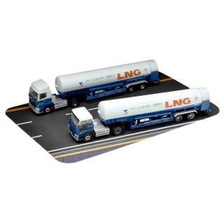 【TOMICA】TOMYTEC 拖車系列 TOKYO GAS LNG 兩入組(模型車)