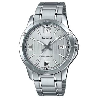 【CASIO 卡西歐】經典數字指標石英錶(MTP-V004D-7B2)