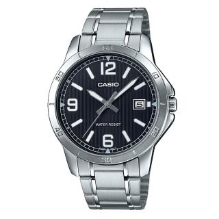 【CASIO 卡西歐】經典數字指標石英錶(MTP-V004D-1B2)