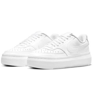 【NIKE 耐吉】W Court Vision Alta LTR 女 休閒 運動 厚底 皮革 白 DM0113-100
