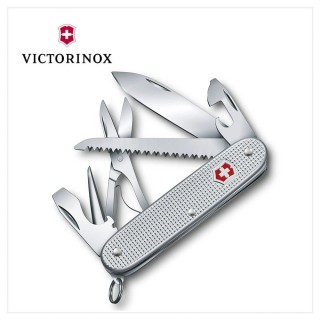 【VICTORINOX 瑞士維氏】Farmer X Alox 瑞士刀/鋁合金/93mm/10用(0.8271.26)