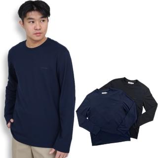 【Calvin Klein】圓領 Calvin Klein 低調系 長T 吸濕排汗 現貨 T恤 長袖 素T CK 上衣(9335)