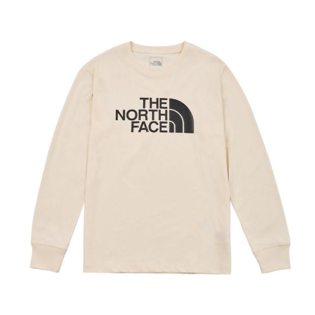 【The North Face】長袖上衣 男 女  U CORE RLX HALF DOME LS TEE 米白 NF0A8D7RQLI