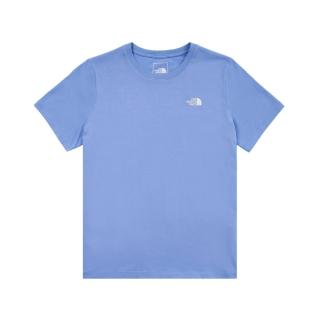 【The North Face】北臉 短袖上衣 女 訓練 慢跑 吸濕排汗 W FOUNDATION SS 藍 NF0A8CK80YI