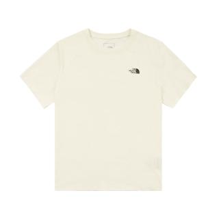 【The North Face】北臉 短袖上衣 女 訓練 慢跑 吸濕排汗 W FOUNDATION SS 米白 NF0A8CK8QLI