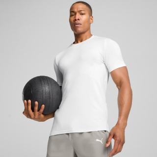 【PUMA】短袖上衣 男 訓練 慢跑 歐規 CLOUDSPUN BRANDED 白 52671002