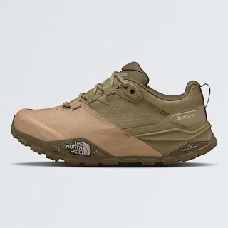 【The North Face】北臉 健走鞋 男鞋 運動鞋 越野鞋 防潑水 M OFFTRAIL HIKE GORE-TEX 卡其綠 NF0A8AEG6V9