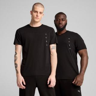 【PUMA】短袖上衣 男 訓練 慢跑 歐規 TAD TECH TRIBLEND 黑 52600601