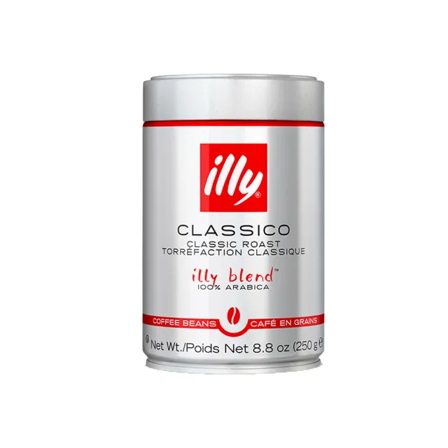 【illy】咖啡豆/咖啡粉任選3罐(250g/罐; 中度烘培豆/MOKA咖啡粉/印度風味豆)