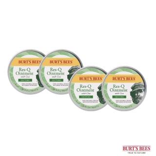 【BURT’S BEES】神奇草本霜17gx4入組(蜜蜂爺爺/天然有機/小蜜蜂/神奇紫草霜)