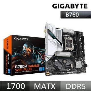 【GIGABYTE 技嘉】B760M GAMING WIFI PLUS Intel DDR5主機板