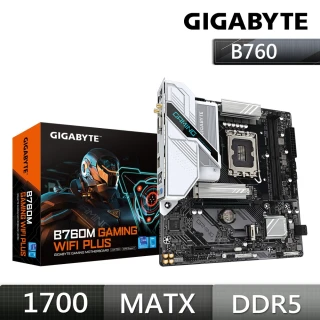 【GIGABYTE 技嘉】B760M GAMING WIFI PLUS Intel DDR5主機板
