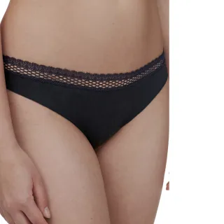 【Chantelle 仙黛爾】Cozy Chic.莫代爾丁字女內棉褲 黑膚任選.17OG0_00Q(蜜桃絨親膚觸感)