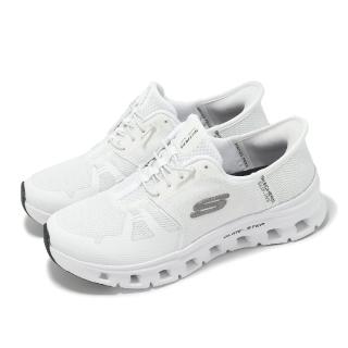 【SKECHERS】懶人鞋 Glide-Step PRO Slip-Ins 女鞋 白 灰 緩衝 輕量 休閒鞋(150420-WWHT)