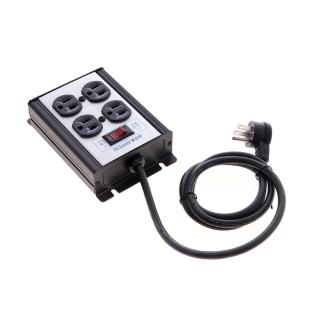 【特力屋】Castle鋁合金3P4插1.2M長方型延長插座-銀